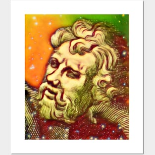 Epictetus Snowy Portrait | Epictetus Artwork 15 Posters and Art